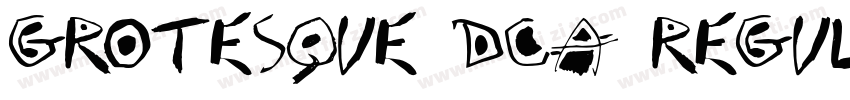Grotesque DCA Regula字体转换